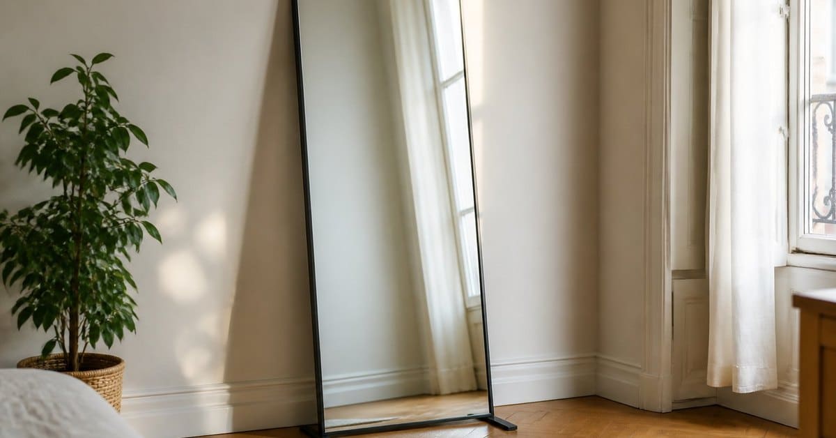 Choisir un miroir sur pied sans risque de bascule