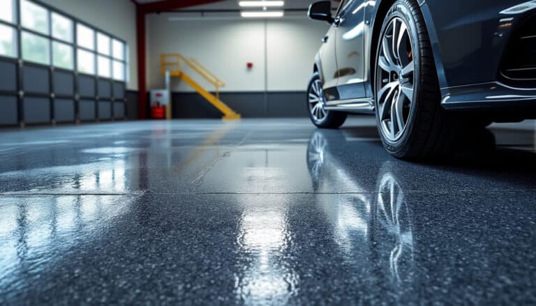 découvrez la résine de sol idéale pour garage, offrant une excellente résistance aux hydrocarbures et aux pneus chauds, assurant durabilité et protection optimale.