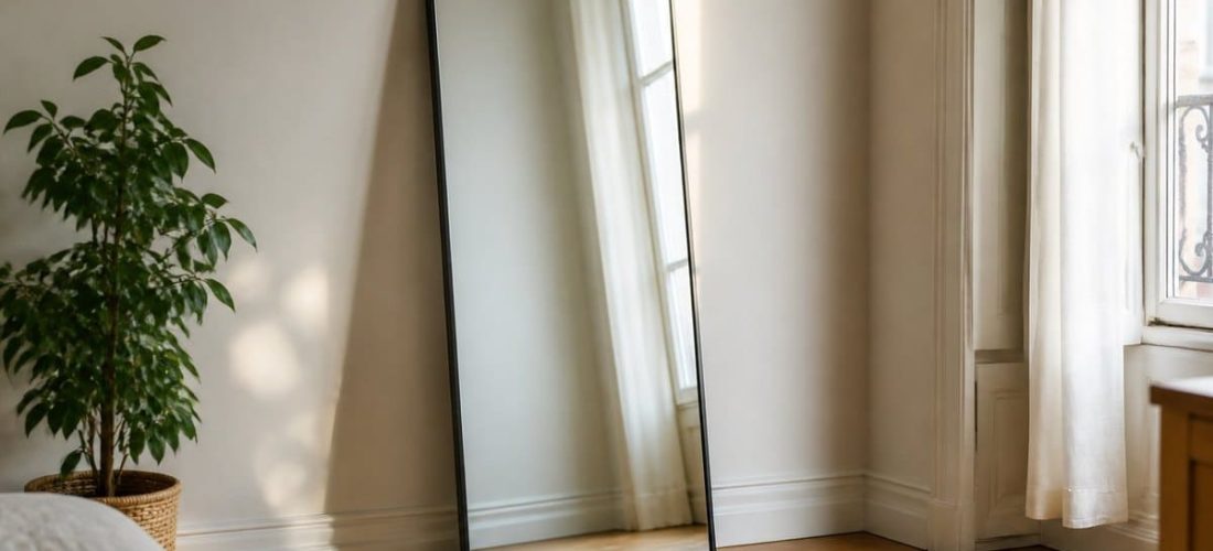 Choisir un miroir sur pied sans risque de bascule